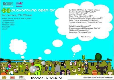 Playground Open Air - Cernica 27-29 mai - SoundKraft Records si Radio Guerilla va invita sa - Tralala Events