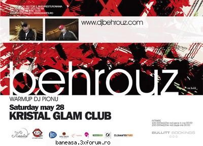 events.. from mission kristal glam mai 2005, kristal glam club invita petrecere zile mari, alaturi Trancer